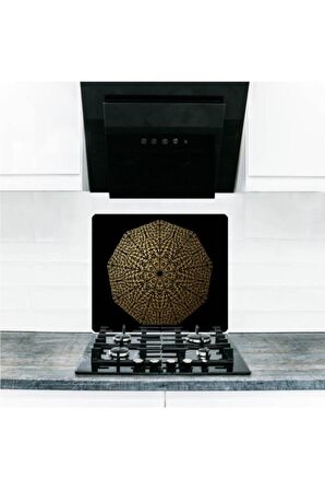 Saban Buta Cam Ocak Arkası Koruyucu Ve Kesme Tablası 50x56 cm